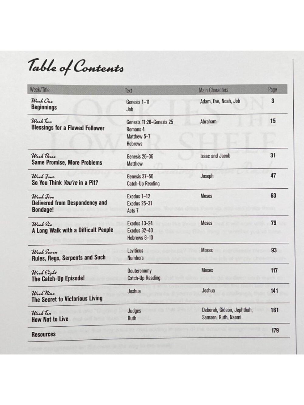 Cookies On The Lower Shelf Part I Genesis-Ruth Spiral-Bound Bible Study Workbook - Picture 4 of 14